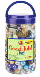 Good job jar of marbles